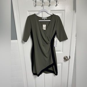 Olive green dress XL NWT